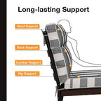 Unimatta Outdoor High Back Chair Cushion Seat Pads, 44 x 21 Inch - Image 4