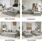 SYTOPIA Loveseat Chaise Lounge - Image 6