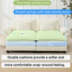 Oprisen 86" Modular Sectional Sofa, Comfy Cloud Couch Sectional Sofa - Image 3