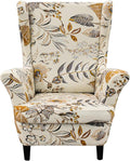 KRFOONN Wingback Chair Covers Slipcovers 2 Piece Stretch Wing Chair Covers by KRFOONN
