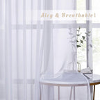 NICETOWN Sheer Curtains 63 inch Length - Image 3