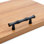 2PCS Bamboo Zinc Alloy Cabinet Handles, 2.5 Inch Hole Distance - Image 6