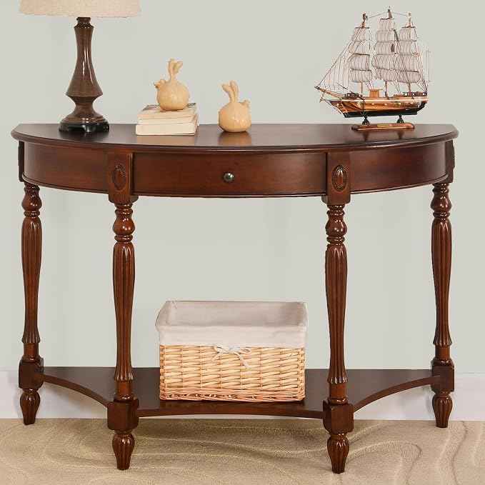LEEMTORIG Demi Lune Console Table - Image 8