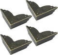 Bivethoi 8 Packs Bronze Box Corner Protectors, Edge Cover Safety Guard by Bivethoi