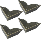 Bivethoi 12 Packs Bronze Box Corner Protectors, Edge Cover Safety Guard by Bivethoi