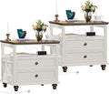 Joaxswe Farmhouse Nightstand Set of 2 by Joaxswe