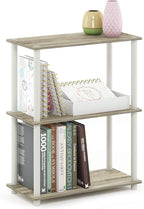 Furinno TURN-N-TUBE Storage Shelves, 3-Tier Book Shelf, Corner Shelf, Toolless by Furinno-FitsYourSpaceFitsYourBudget