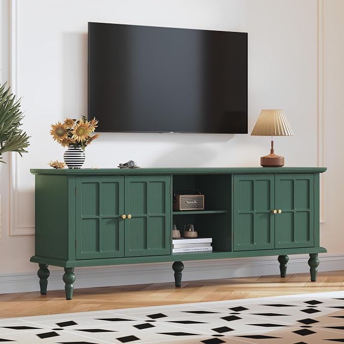 3More 67" Mid Century Modern TV Stand - Image 3