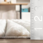 nuLOOM Kai Off White Striped Washable Area Rug, Off White - Image 2
