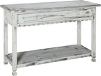 Alaterre Furniture Rustic Country Cottage Console Table - Image 9