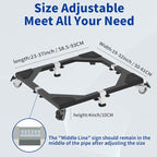 Heavy Duty All Steel Fridge Stand Mobile Base - Image 2