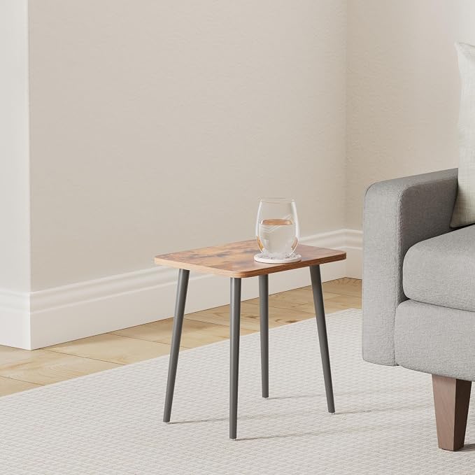 FORAOFUR End Table Set of 2, Modern Wooden Side Table - Image 2