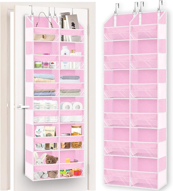 Over The Door Organizer 6 Tiers, Extra Large Behind Door Storage of 12 by Ofiray-home
