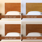 Merax King Size Bamboo Platform Bed, Mid-Century Modern Bed Frame - Image 7