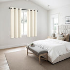 MIULEE Blackout Curtains for Bedroom 2 Panels 40 x 45 Inch Long Birch | Thermal - Image 6
