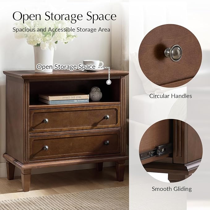 HULALA HOME Farmhouse End Table - Image 3