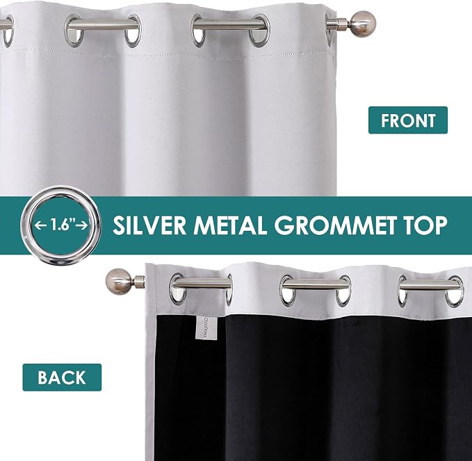 ChrisDowa 100% Blackout Curtains - Image 3