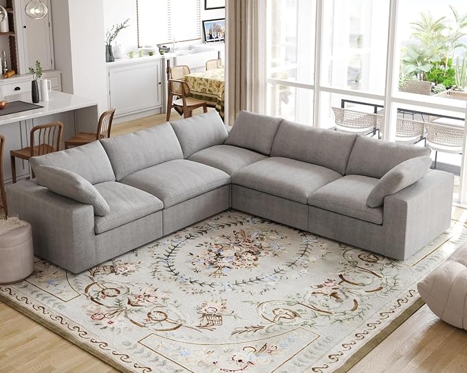 JACH V-Shaped Cloud Sectional Couch - Image 7