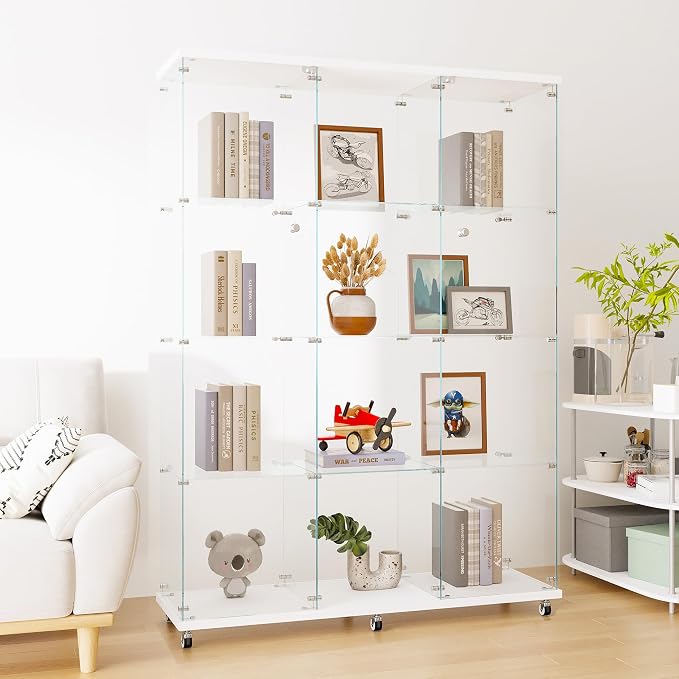 LFT HUIMEI2Y Glass Display Cabinet 12 Shelves - Image 3