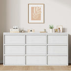 Garvee 9 Dresser for Bedroom, 58.7" Wide Dresser, Freestanding Horizontal Drawer - Image 3