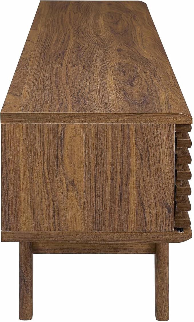 Modway Render 70" Mid-Century Modern Low Profile Media Console Entertainment TV - Image 4