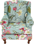 HAOYONG Wing Chair Slipcovers Stretch Wingback Chair Covers Printed 2 Pieces by HAOYONG
