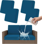 Smiry Waterproof Patio Cushion Covers, Stretch Outdoor Furniture Covers | Couch by Smiry