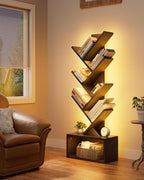 Evermagin 6 Tier Tree Bookshelf - Image 3
