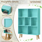 LEYAOYAO 7 Cube Bookshelf 3-Tier Bookcase - Image 6