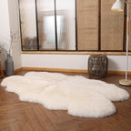 IRIWOOL Premium Genuine Fur Sheepskin Rug Real Australia Sheepskin Natural - Image 3
