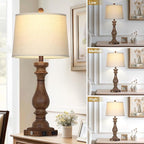 Cinkeda 29" Tall Farmhouse Table Lamp - Image 4