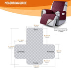 VANSOFY 100% Waterproof Recliner Chair Covers, Recliner Cover Non-Slip Dog - Image 2