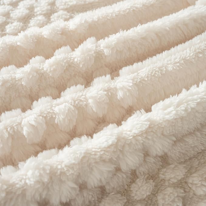 Beige Throw Blanket - Image 5