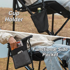 Romswi 2 Pack High Back Portable Rocking Chair - Image 6