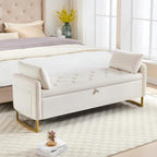 48" End of Bed Bench, Modern Storage Benches - Image 9