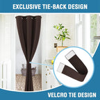 H.VERSAILTEX Doorway Curtain Blackout Closet Door Curtain Room Divider Window - Image 7