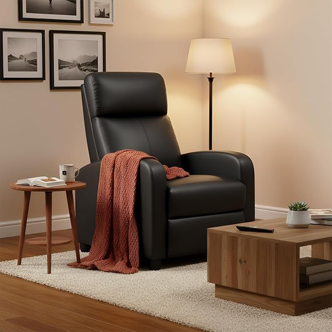 FDW Recliner Chair for Living Room Home Theater Seating Single Reclining Sofa - Image 2
