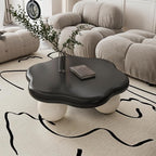 35.03" Cloud Coffee Table for Living Room Unique Coffee Table Modern Low Coffee - Image 4