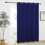 NICETOWN Navy Blue Blackout Curtains 84 inch Length, Grommet Top Room Darkening - Image 8