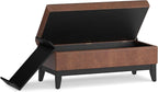 SIMPLIHOME Oregon Storage Ottoman Bench - Image 4