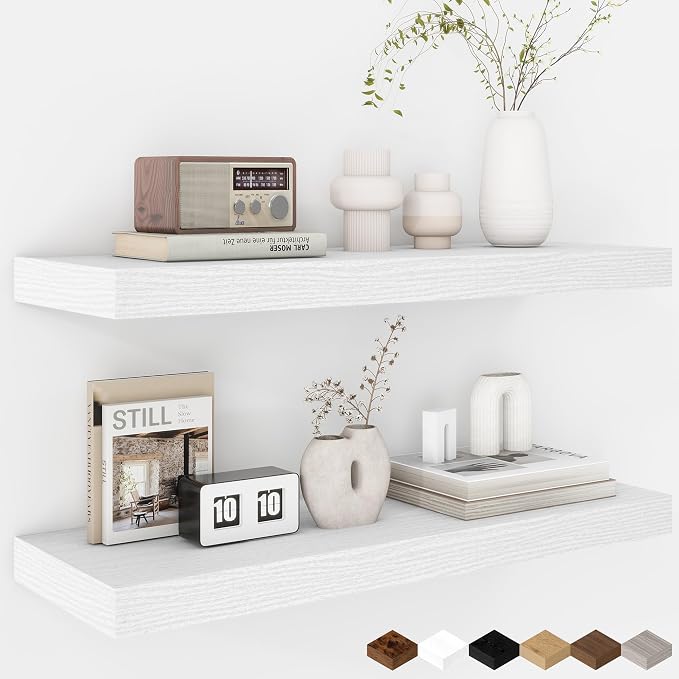 Fun Memories 24 Inch Floating Shelves by FunMemories