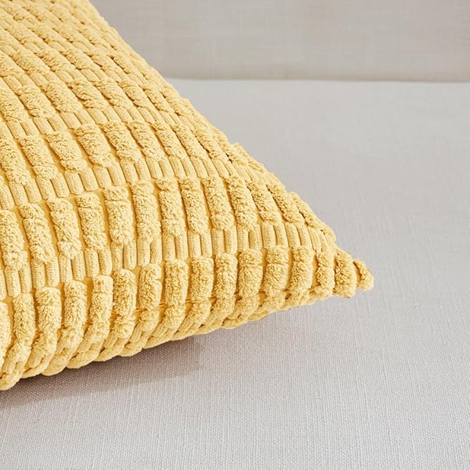 Fancy Homi 4 Packs Decorative Throw Pillow Covers - Image 4