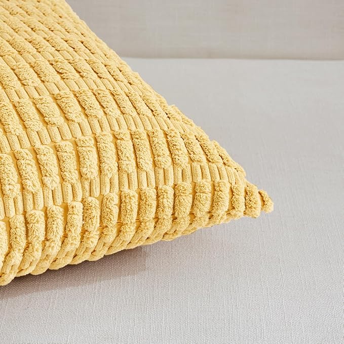 Fancy Homi 4 Packs Decorative Throw Pillow Covers - Image 4