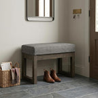 SIMPLIHOME Milltown Small Ottoman Bench - Image 2