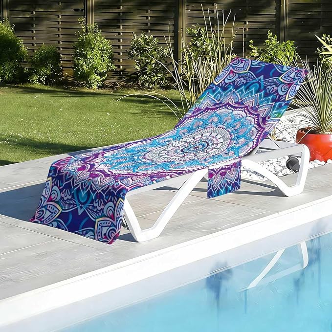 Irisbell Lounge Chair Towel Cover - Image 2