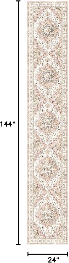 Madane Washable Runner Rugs 2x12 Long - Image 2