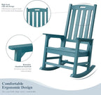 Psilvam Oversized Outdoor Rocking Chair, - Image 5