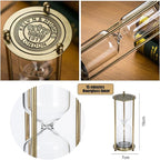 Embossed Golden Hourglass Timer - Image 4