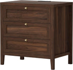 EYYTHUNG 3 Drawer Nightstand - Image 7