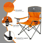 Camping Chair Set of 3, Outdoor Folding Camping Chairs - Image 5